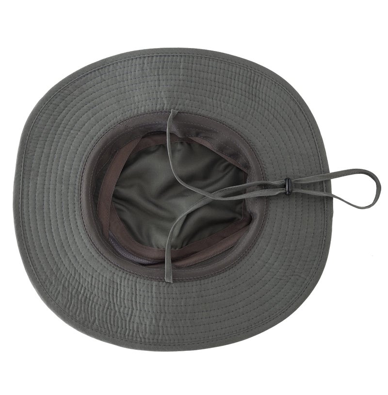 Connectyle Toddler Sun Hat for Kids Large Brim, Deep Grey, 2-6T - Image 5